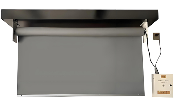 人民路街道电动挡烟垂壁