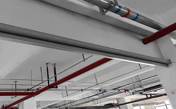 人民路街道防火布挡烟垂壁