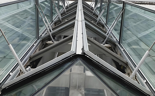 人民路街道排烟天窗